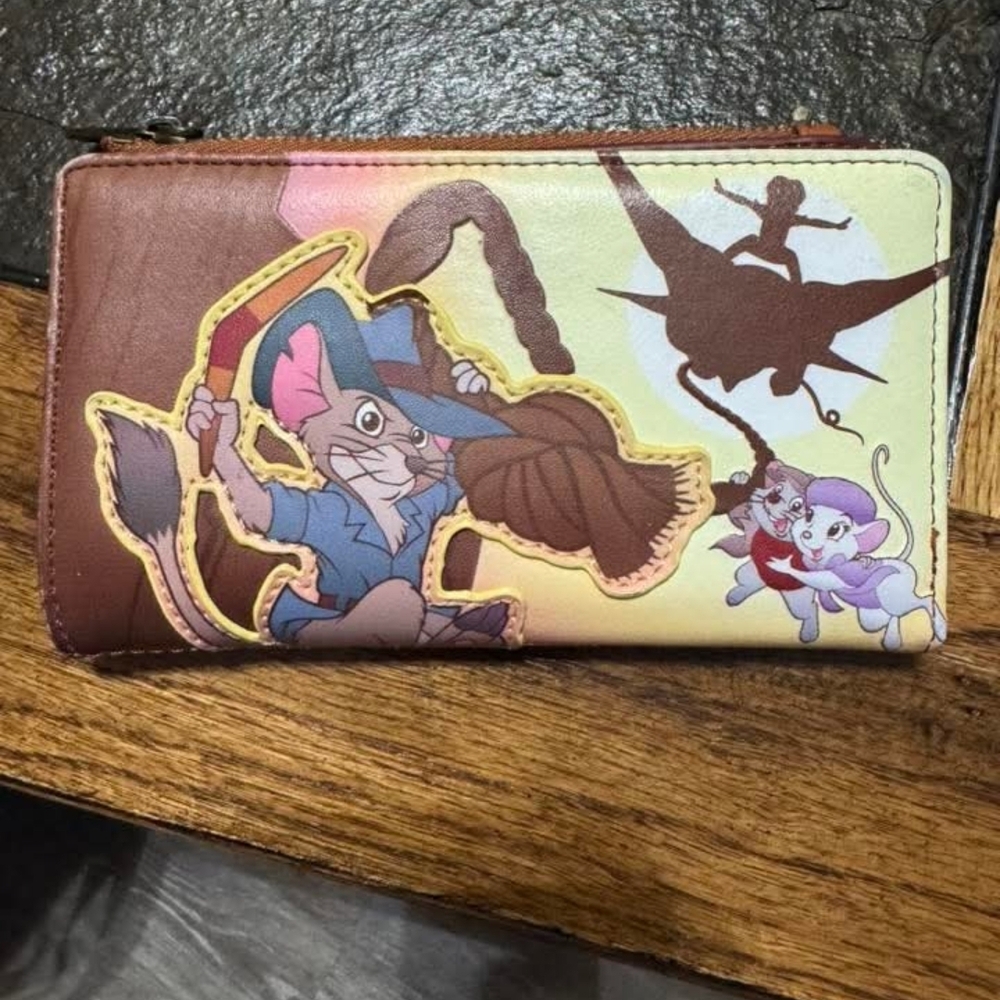 Loungefly Disney Rescuers Down Under Flap Wallet